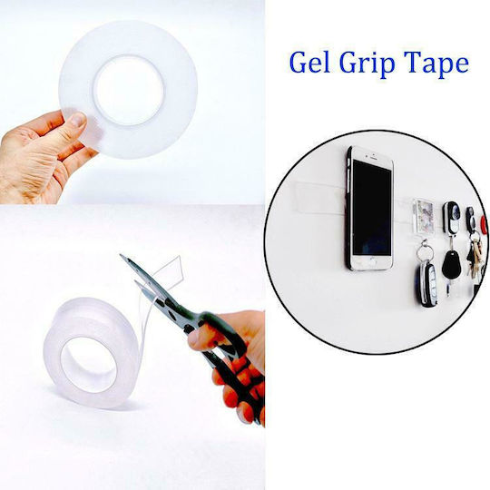 Ivy Grip Tape Αυτοκόλλητη Ταινία Διπλής Όψης Διάφανη 2mx30mm