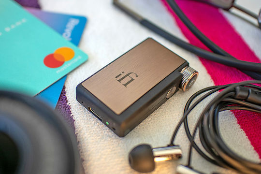 iFi Audio GO Blu Portable Digital Bluetooth Headphone Amplifier Single Channel with DAC, USB, and Jack 3.5mm