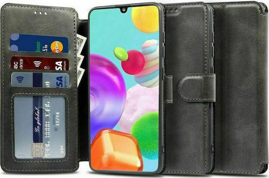 Tech-Protect Brieftasche Synthetisches Leder Schwarz (Redmi Note 9S / 9 Pro / 9 Pro Max)
