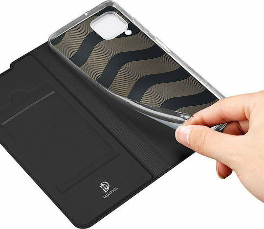 Dux Ducis Skin Pro Book Piele artificială Negru (Huawei P40 Lite)