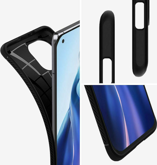 Spigen Rugged Armor Umschlag Rückseite Silikon 2mm Schwarz (Xiaomi Mi 11)