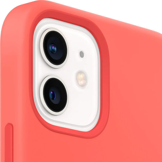 Apple Silicone Case with MagSafe Back Cover Σιλικόνης Ροζ (iPhone 12 Pro Max)