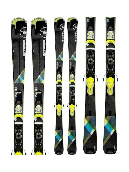 Rossignol Famous 2 + Xpress W10 2018 Ανδρικά Πέδιλα Σκι σε Μαύρο Χρώμα με Δέστρες Rossignol Famous 2 + Xpress W10 2018 Ανδρικά Πέδιλα Σκι σε Μαύρο Χρώμα με Δέστρες