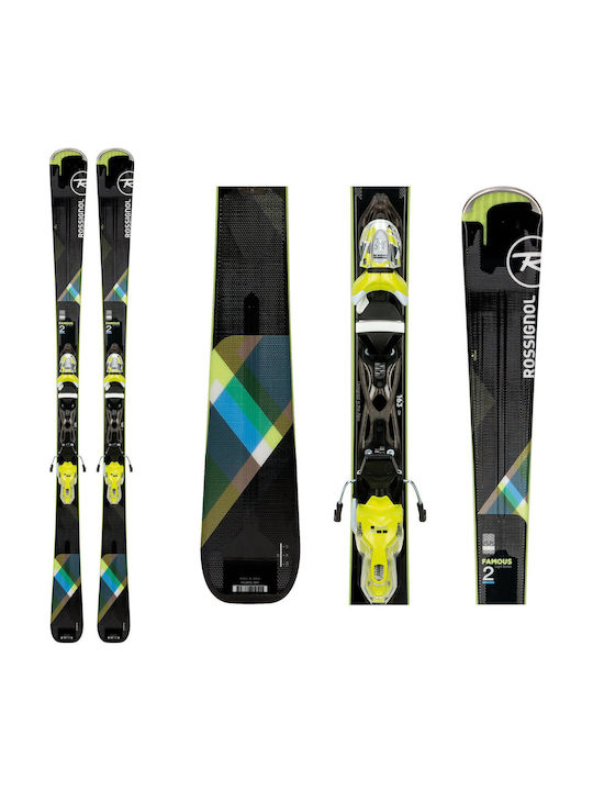 Rossignol Famous 2 + Xpress W10 2018 Men's Ski Boots in Black Color with Bindings