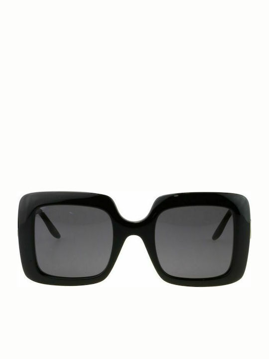 Gucci Damen Sonnenbrille mit Schwarz Kunststoff Gestell und Schwarz Linse GG0896S 001