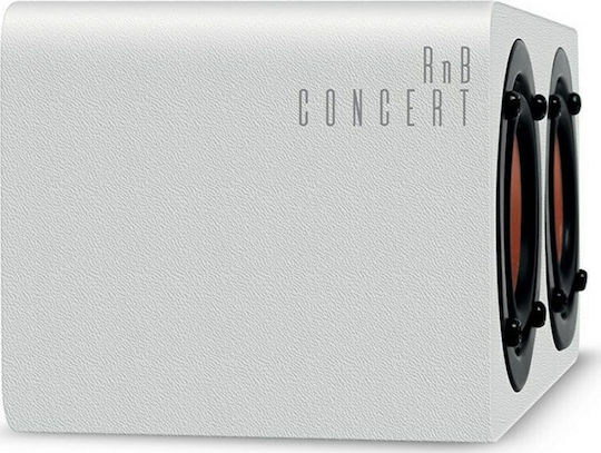 NOD RnB Concert Ηχείο Bluetooth 10W με Ραδιόφωνο και Διάρκεια Μπαταρίας έως 5 ώρες Λευκό