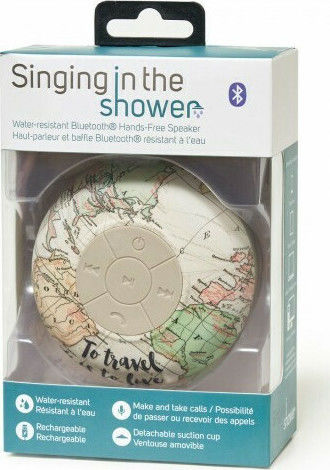 Legami Milano Singing In The Shower Ηχείο Bluetooth 3W με Διάρκεια Μπαταρίας έως 2 ώρες Πολύχρωμο