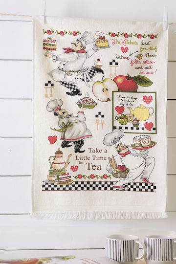 Rythmos Masterchef Geschirrtuch aus 100% Baumwolle 40x60cm Rythmos Masterchef Geschirrtuch aus 100% Baumwolle 40x60cm
