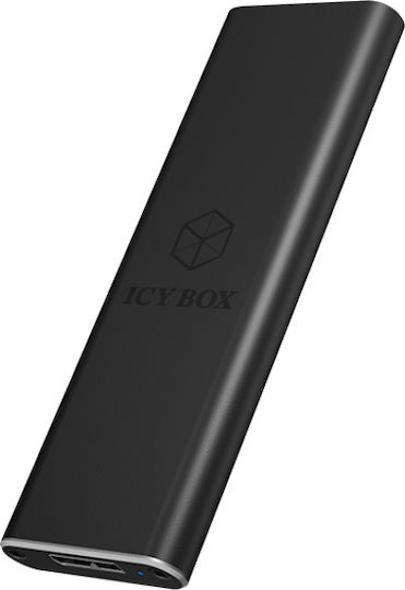 Icy Box Hard Drive Case M.2 SATA III with connection USB 3.0 in Schwarz color