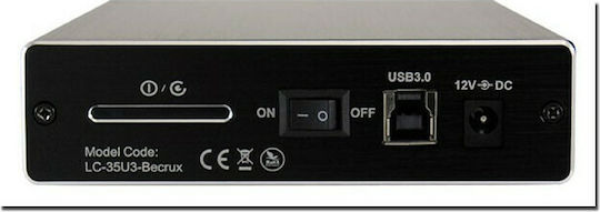 LC-Power Θήκη για Σκληρό Δίσκο 3.5" SATA III με σύνδεση USB3.0