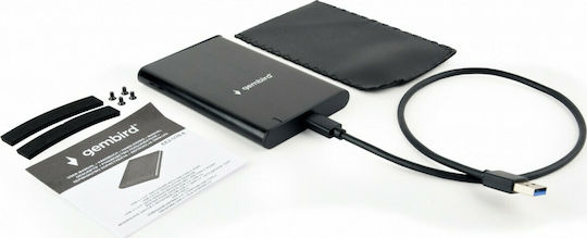 Gembird Θήκη για Σκληρό Δίσκο 2.5" SATA III με σύνδεση USB 3.1 Type-C