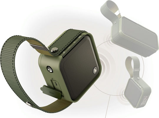 HAMA Soldier-S Mobile Impermeabil Boxă Bluetooth 5W cu Durată de Baterie până la 14 ore Verde