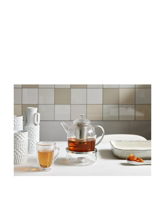 Bredemeijer Minuet Santhee Τσαγιέρα με Φίλτρο Γυάλινη Διάφανη 1200ml