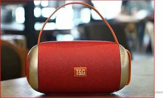 T&G TG-112 Bluetooth високоговорител 10W с радио и живот на батерията до 4 часа Червен