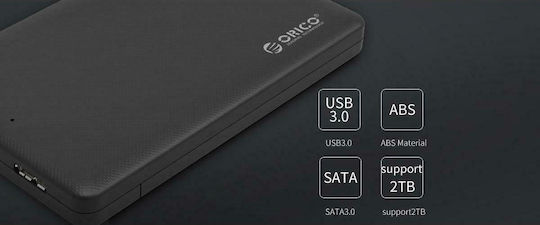 Orico Case for Hard Drive 2.5" SATA III with Connection USB 3.0