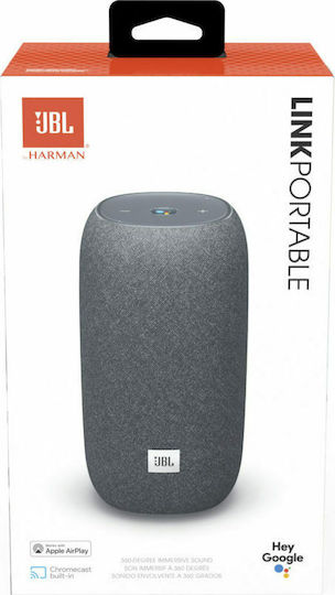 JBL Link Αδιάβροχο Ηχείο Bluetooth 20W με Διάρκεια Μπαταρίας έως 8 ώρες Γκρι