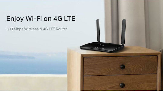 TP-LINK TL-MR6400 v4 Wireless 4G Router Wi‑Fi 4 with 3 Ports