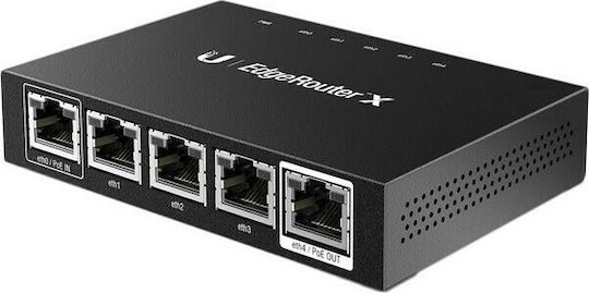 Ubiquiti EdgeRouter X Router με 5 Θύρες Gigabit