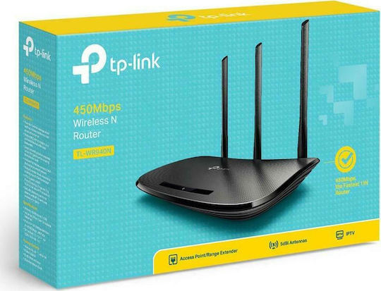 TP-LINK TL-WR940N v6 Ασύρματο Router Wi‑Fi 4 με 4 Θύρες