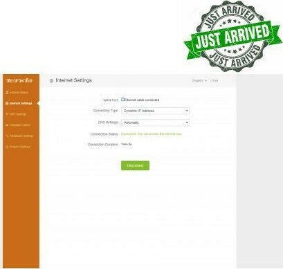 Tenda F3 v1 Ασύρματο Router Wi‑Fi 4 με 3 Θύρες