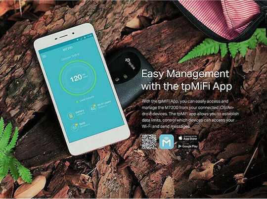TP-LINK M7200 v3 Wireless 4G Portable Hotspot Wi‑Fi 4