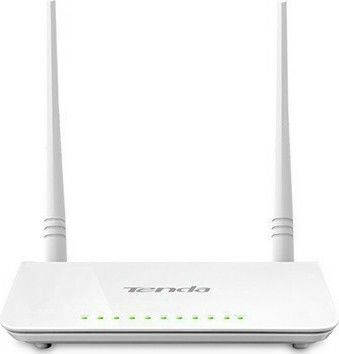 Tenda D301 v1 Ασύρματο ADSL2+ Modem Router Wi‑Fi 4 με 4 Θύρες