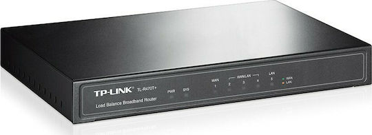 TP-LINK TL-R470T+ v4 Router με 4 Θύρες