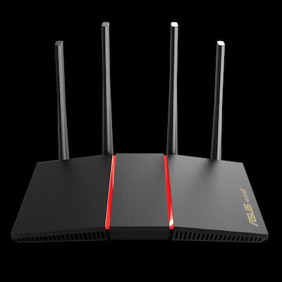 Asus RT-AX55 Ασύρματο Router Wi‑Fi 6 με 4 Θύρες Gigabit