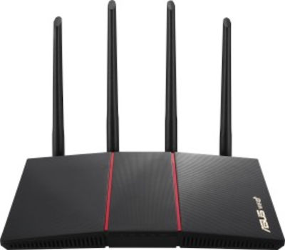 Asus RT-AX55 Ασύρματο Router Wi‑Fi 6 με 4 Θύρες Gigabit