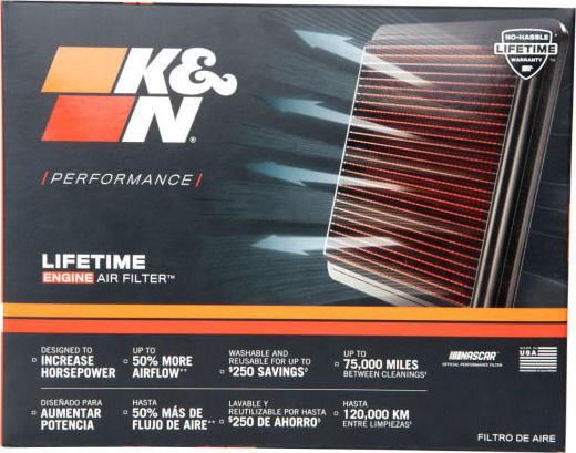K&N Φίλτρο Αέρα Μοτοσυκλέτας για KTM 125 Duke / 200 Duke / 390 Duke / RC 125 / RC 200 / RC 390 2011-2019