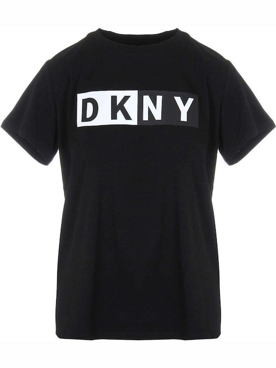 Logo Damen T-Shirt Schwarz
