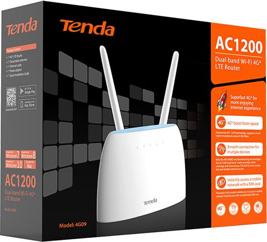 Tenda 4G09 Wireless 4G Router with 2 Gigabit Ports