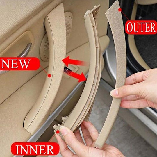 Auto Gs Door Handles Εσωτερική Πίσω Δεξιά για Bmw 3 E90 05'-11' with Εμπρός / Πίσω Placement for BMW Series 3 0025406