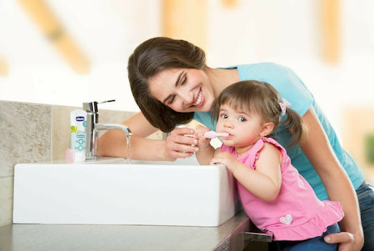 Chicco Baby Toothpaste for 6m+ with Apple & Banana Flavor Fluoride-Free 50ml
