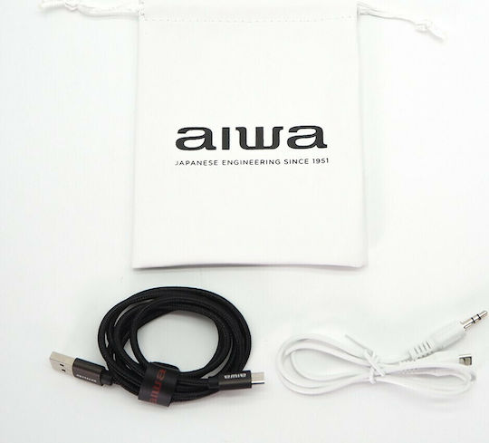 Aiwa BS-100 Ηχείο Bluetooth 4W με Ραδιόφωνο και Διάρκεια Μπαταρίας έως 6 ώρες Γκρι