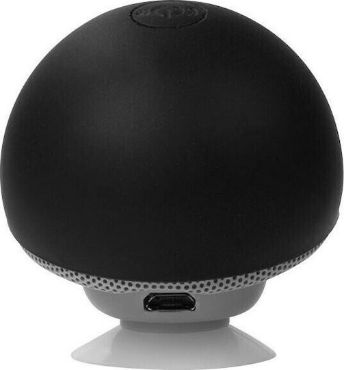 Setty Mushroom Ηχείο Bluetooth 3W με Διάρκεια Μπαταρίας έως 2.5 ώρες Μαύρο
