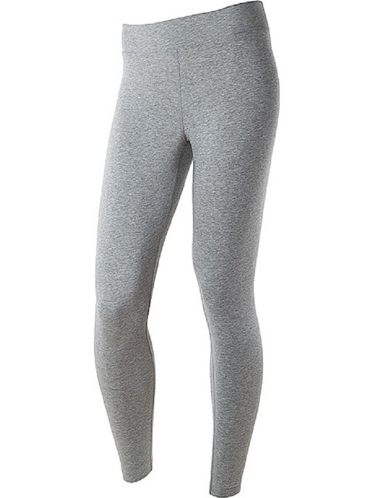 Sportswear Essential Training Γυναικείο Cropped Κολάν Ψηλόμεσο Γκρι