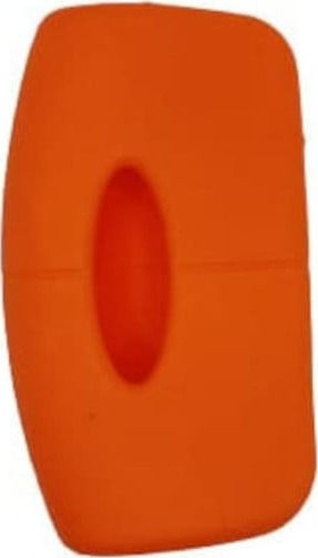 Silicone Car Key Cover Case with 3 Buttons for Ford Orange