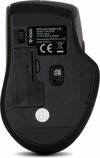 Yenkee YMS 2035 Kabellos Ergonomisch Maus Schwarz