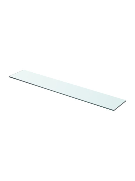Wandregale Transparent (2 Stück) 70x12x0.8cm