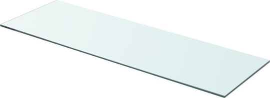 Rafturi De Perete Transparente (2 Bucăți) 80x25x0.8 Cm