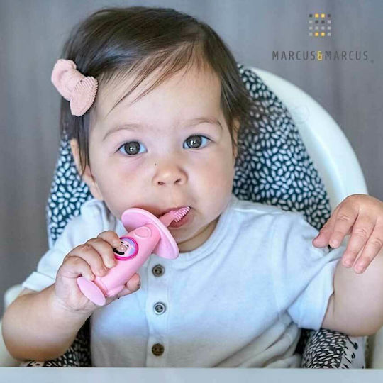 Marcus & Marcus 360° Baby Toothbrush for 1+ years Pink