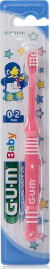 GUM Baby 213 Baby Toothbrush For 0m+ Pink
