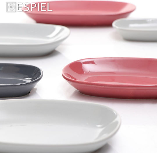 Espiel Essentials Сервизна Плато Керамично Черен 15x8.5бр 1бр