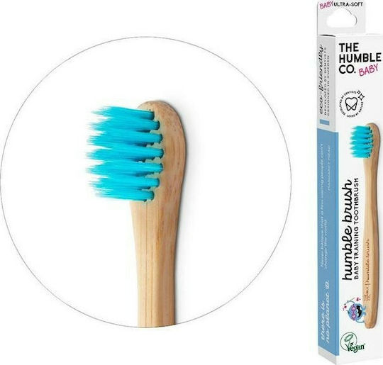 The Humble Co. Baby Toothbrush For 0m+ Light Blue