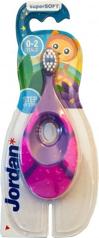 Jordan Step 1 Baby Toothbrush for 0m+ Purple / Pink