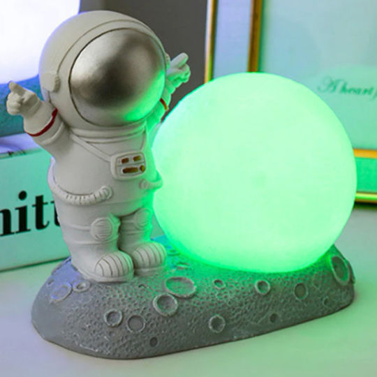 Dekorative Lampe Astronaut Gray