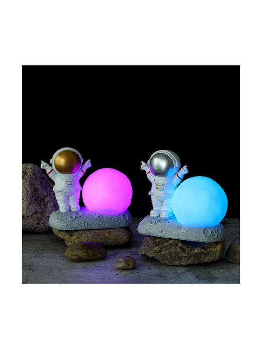Decorative Lamp Astronaut Gray
