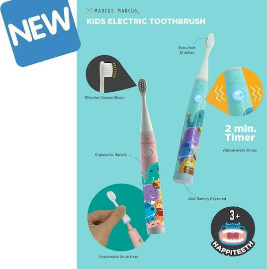 Marcus & Marcus Oral Sonic Electric Electric Toothbrush for 3+ years Blue