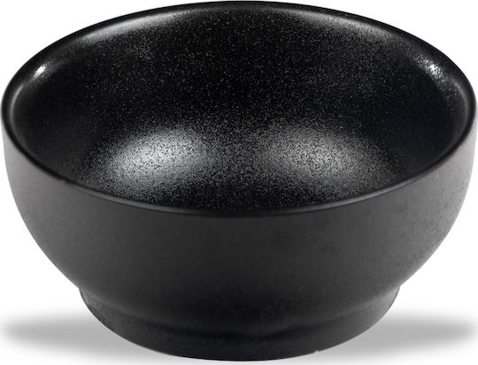 General Trade Serving Bowl Round Ceramic Black with Diameter 9.5cm